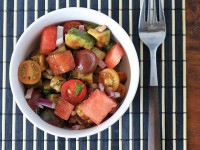 Салат из помидоров и арбузов
